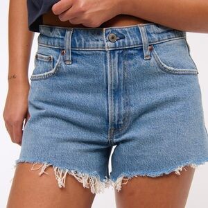 Abercrombie & Fitch Light Blue Denim Jean Cutoff Shorts